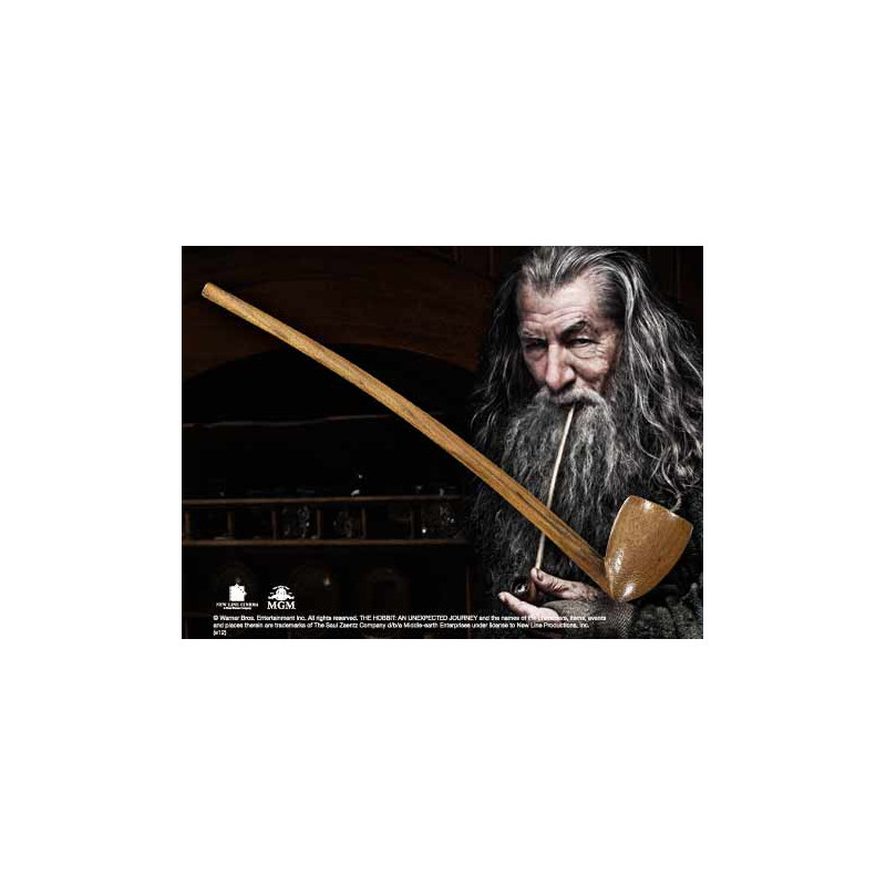 Replica the noble collection l hobbit pipa gandalf de 23 cm