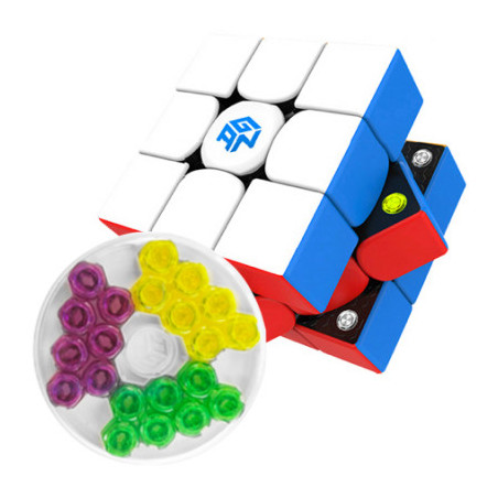 Cubo de rubik gan 356 m 3x3 magnetico stk multicolor