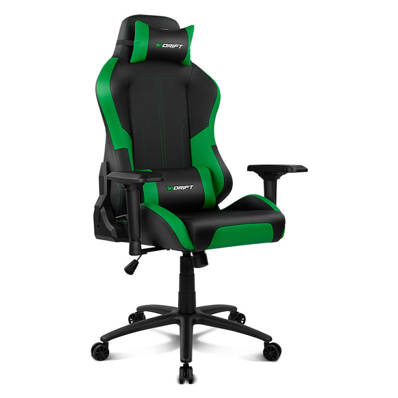 Silla gaming drift dr250 negro - verde