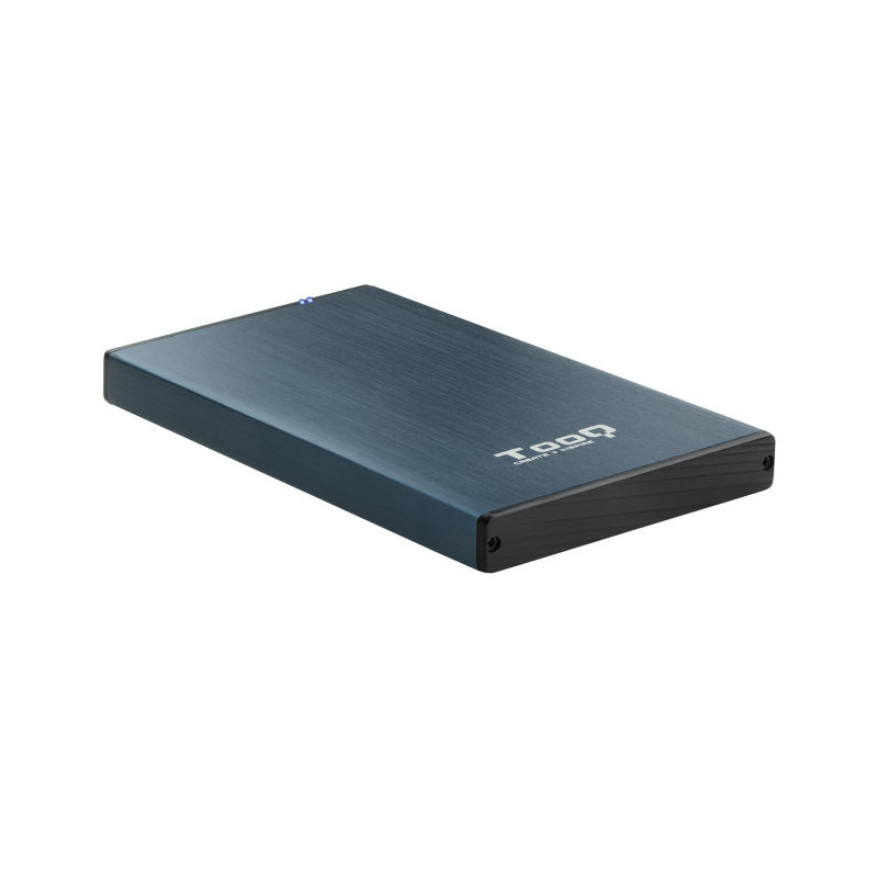 Caja externa tooq tqe - 2527pb 2.5 pulgadas 9 -5 mm sata usb 3.0 - 3.1 azul