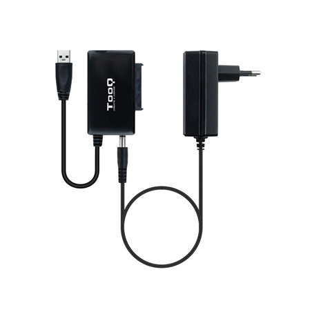 Adaptador usb 3.0 tooq para discos 2.5 pulgadas - 3.5 pulgadas