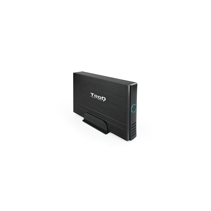 Caja externa tooq tqe - 3520b para hdd 3.5 pulgadas sata usb 2.0 negro
