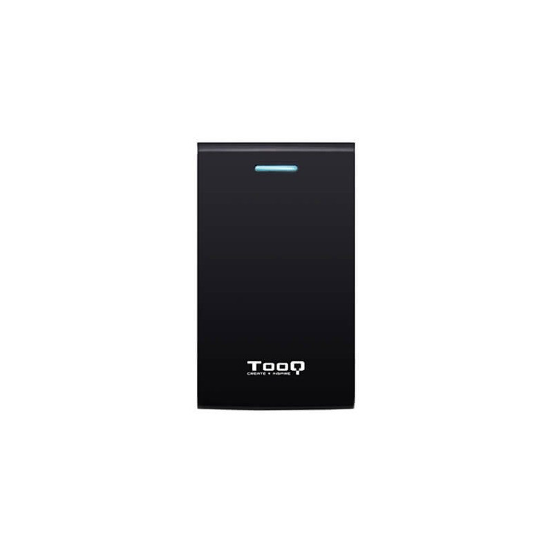 Caja externa 2.5 pulgadas sata tooq tqe - 2526b negro usb 3.0 -  5gbps -  compatible hdd 9.5mm - 12.5mm