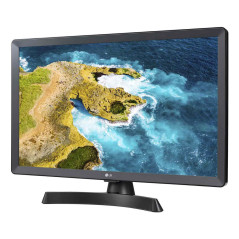 LG HD 24TQ510S-PZ TV 59,9 cm (23.6") Smart TV Wi-Fi Nero, Grigio 250 cd/m²