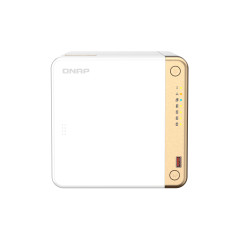 QNAP TS-462-4G NAS storage server Tower Intel® Celeron® N4505 4 GB DDR4 0 TB QNAP QTS White