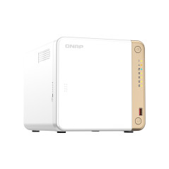 QNAP TS-462-4G NAS storage server Tower Intel® Celeron® N4505 4 GB DDR4 0 TB QNAP QTS White