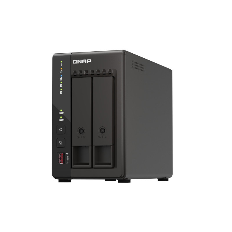 Servidor nas qnap ts - 253e - 8g 8gb gigabit ethernet