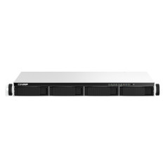 QNAP TS-464eU NAS Rack (1U) Intel® Celeron® N5095 8 GB DDR4 0 TB QNAP Turbo System Aluminum, Black