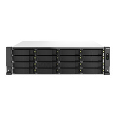 Servidor nas qnap ts - h2287xu - rp - e2378 - 64g 22 bahias 3u rack 64gb