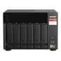 QNAP TS-673A NAS Tower Ryzen Embedded V1500B 8 GB DDR4 0 TB QNAP Turbo System Nero
