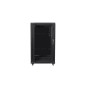 Armario rack lanberg 22u 600x600 autoensamblado 19 pulgadas hasta 60kg negro