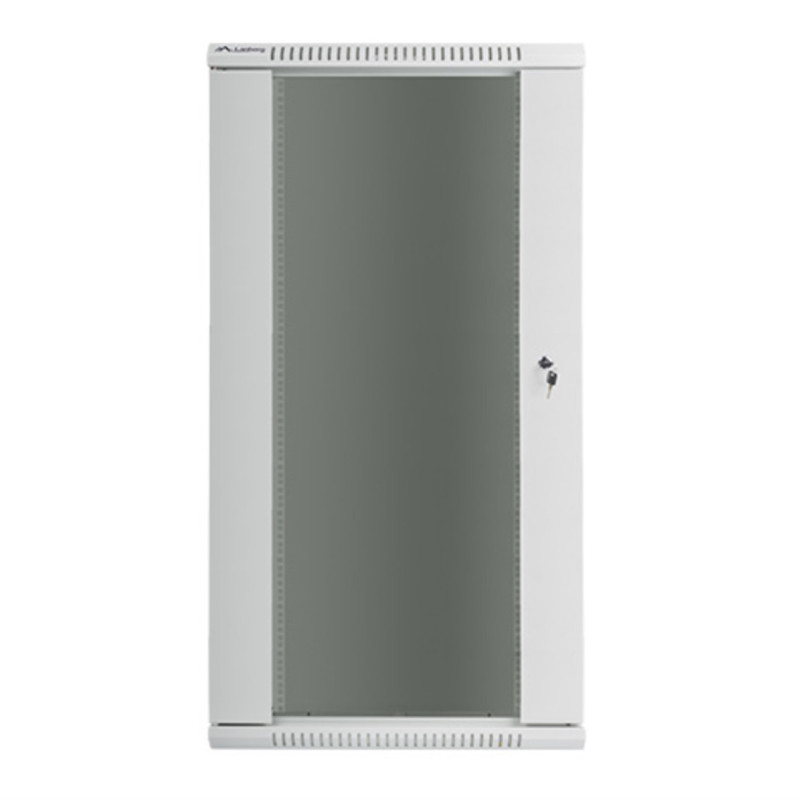 Armario rack lanberg 19 pulgadas 27u 600x450 cabinet wall - mount (flat pack) gris v2