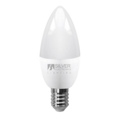 Bombilla led silver electronic eco vela 5w35w -  e14 -  3000k -  436 lm -  160 -  luz calida -  a+