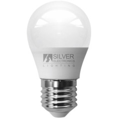 Bombilla led silver electronic eco esferica 5w35w -  e27 -  3000k -  399 lm -  180 -  luz calida -  a+