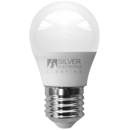 Bombilla led silver electronic eco esferica 5w35w -  e27 -  3000k -  399 lm -  180 -  luz calida -  a+
