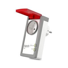 FRITZ!DECT 210 INT presa intelligente 3450 W Grigio, Rosso, Bianco