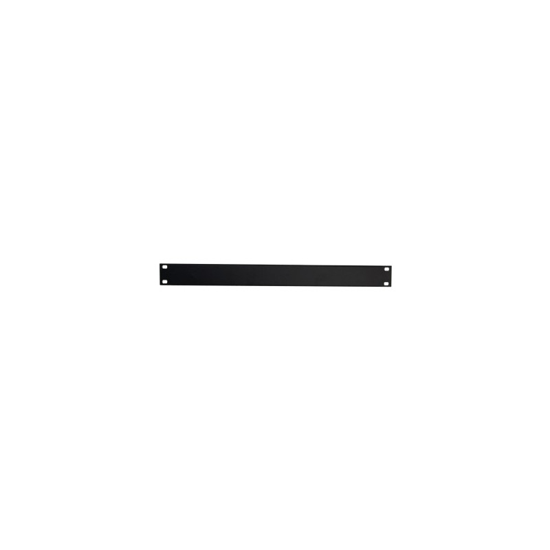 Panel solido wp 1u metalico negro