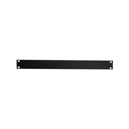 Panel solido wp 1u metalico negro