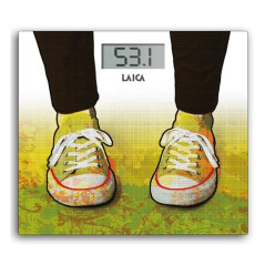 Bascula de bao electronica laica ps1079 diseo zapatillas 180kg