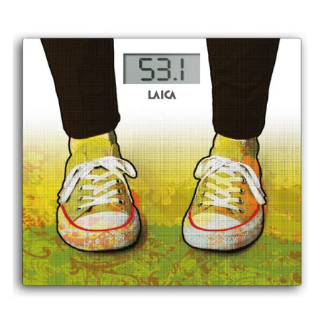 Bascula de bao electronica laica ps1079 diseo zapatillas 180kg