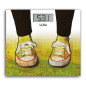 Bascula de bao electronica laica ps1079 diseo zapatillas 180kg