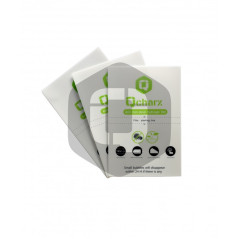 Laminas de proteccion frontales qcharx hidrogel antibacterias qx1 lite 50 unidades