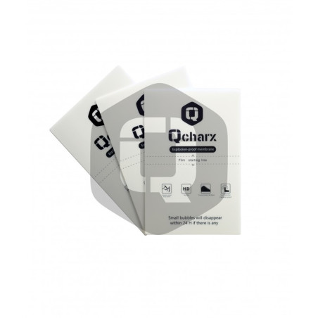 Laminas de proteccion frontales qcharx hidrogel resistencia qx qx1 lite 10 unidades