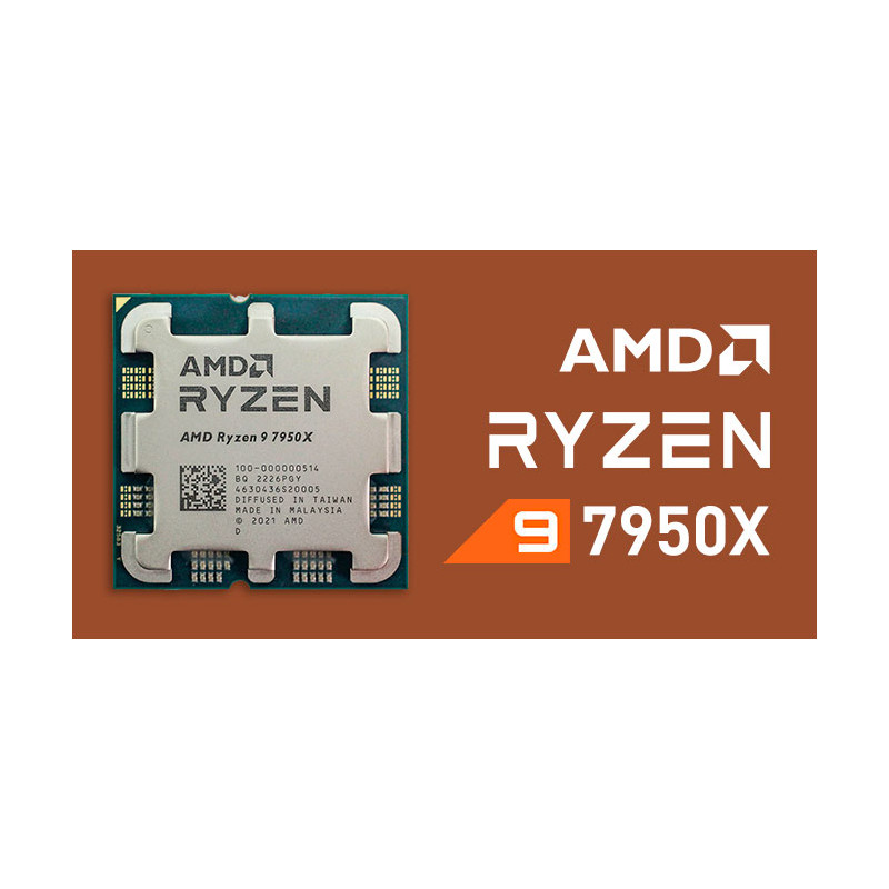 AMD CPU RYZEN 9, 7950X, AM5, 4.50GHz 16 CORE, CACHE 64MB, 170W, WOF AMD CPU RYZEN 9, 7950X, AM5, 4.50GHz 16 CORE, CACHE 64MB, 170W, WOF