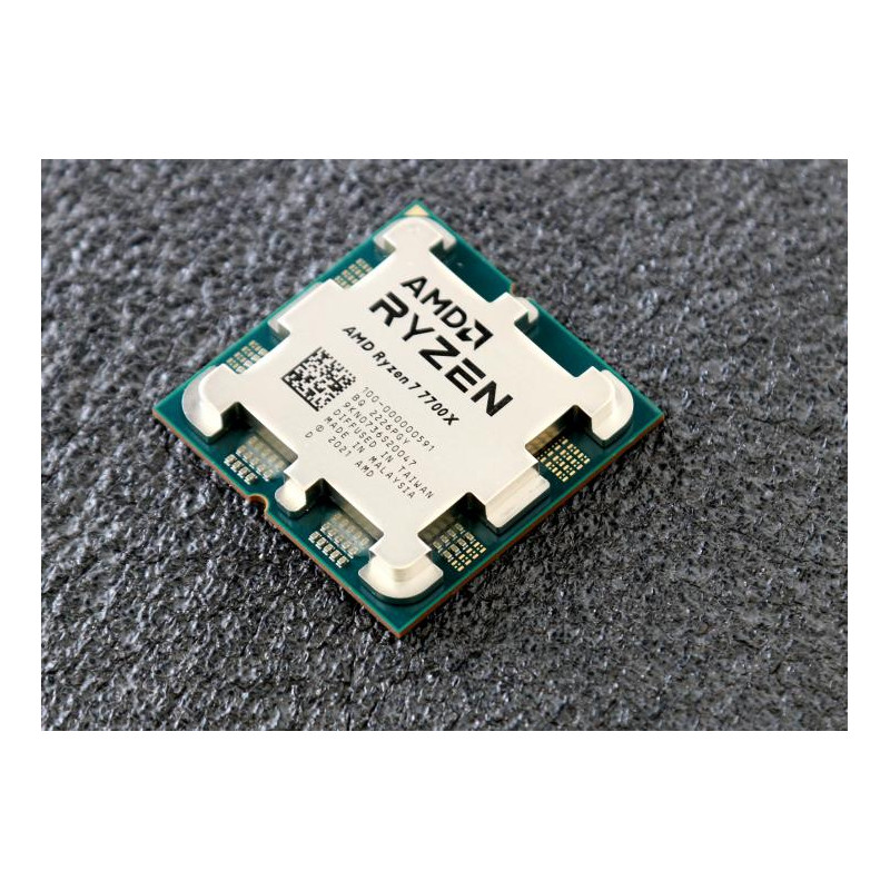 AMD CPU RYZEN 7, 7700X, AM5, 4.50GHz 8 CORE, CACHE 32MB, 105W, WOF AMD CPU RYZEN 7, 7700X, AM5, 4.50GHz 8 CORE, CACHE 32MB, 105W, WOF