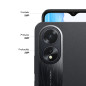 SMARTPHONE OPPO 4G A18 6,56" 4GB/128GB GLOWING BLACK D.SIM AND.13 SMARTPHONE OPPO 4G A18 6,56" 4GB/128GB GLOWING BLACK D.SIM AND.13