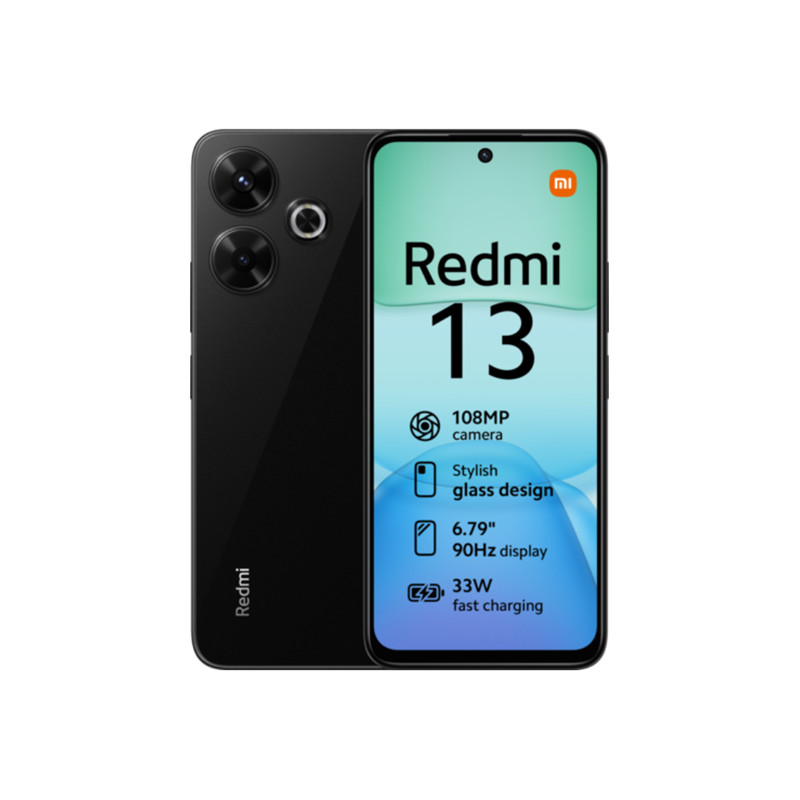XIAOMI REDMI 13 6+128GB DS MIDNIGHT BLACK NFC XIAOMI REDMI 13 6+128GB DS MIDNIGHT BLACK NFC