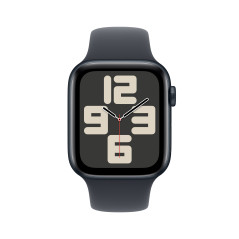 APPLE WATCH SE 44MM GPS MIDNIGHT ALUMINIUM CASE WITH MIDNIGHT SPORT BAND M/L MXEK3QL/A