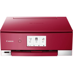 Multifuncin inyeccin canon pixma ts8352a color wifi duplex rojo