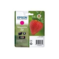 Cartucho tinta epson 29 c13t29834012 magenta xp235 - xp332 - xp3357xp4327xp435 -  fresa