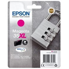 Cartucho tinta epson c13t35934010 magenta xl durabrite ultra ink 35xl -  1900 paginas - candado