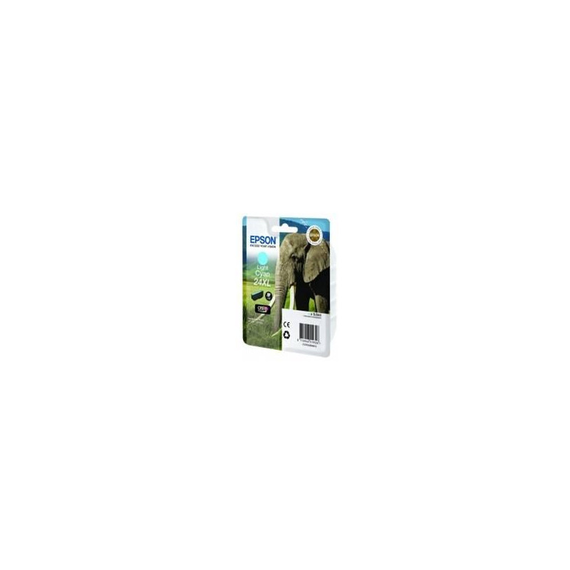 Cartucho tinta epson t243540 cian claro xl  xp - 750 c13t24354010 -  elefante