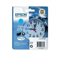 Cartucho tinta epson t271240 27xl cian wf - 3620 - 3460dtwf - dwf -  despertador