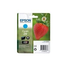 Cartucho tinta epson 29 c13t29824012 cian xp235 - xp332 - xp3357xp4327xp435 -  fresa
