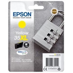 Cartucho tinta epson c13t35944010 amarillo xl durabrite ultra ink 35xl -  1900 paginas - candado
