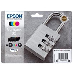 Multipack cartucho tinta epson 35 c13t35864010 negro -  cian -  amarillo -  magenta