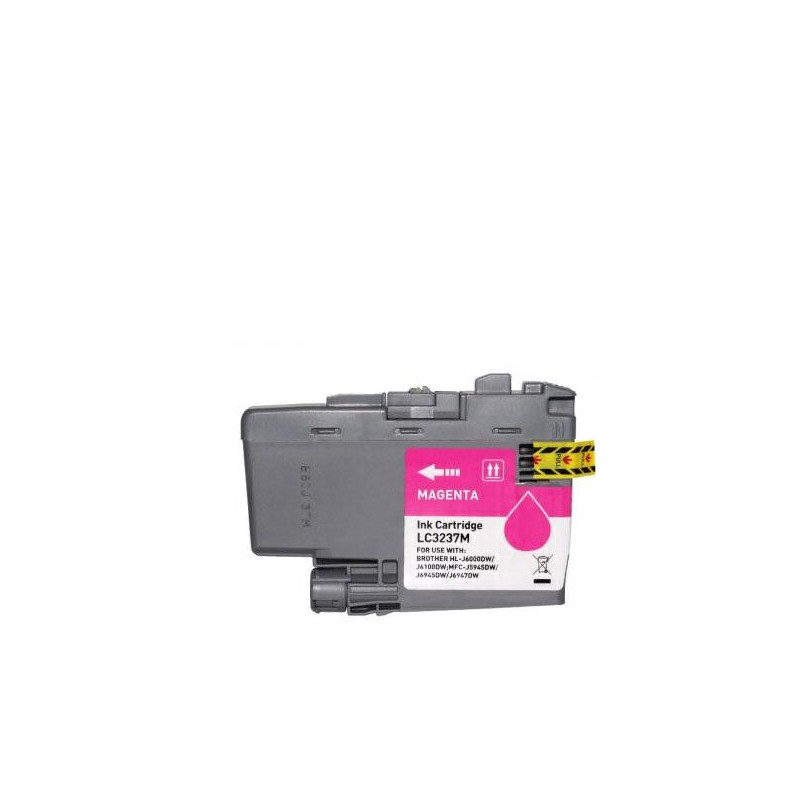 Tinta dayma brother lc3237 magenta pigmentada 1.500 pag. premium