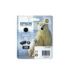 Cartucho tinta epson t260140 negro xp - 600 - 605 - 700 - 800 -  oso polar