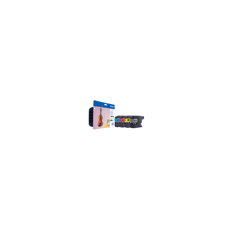 Pack cartuchos tinta brother lc127xlvalbp negro cian magenta amarillo - dcp j4110dw -  mfc j4410dw -  j4510dw -  j4710dw