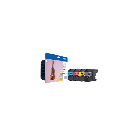 Pack cartuchos tinta brother lc127xlvalbp negro cian magenta amarillo - dcp j4110dw -  mfc j4410dw -  j4510dw -  j4710dw