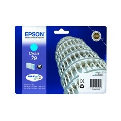 Cartucho tinta epson t791240 cian 6.5ml 800pag wf - 4630464051105190 -  torre de pisa