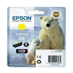 Cartucho tinta epson t261440 amarillo xp - 600 - 605 - 700 - 800 -  oso polar
