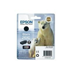 Cartucho tinta epson t262140 negro xl xp - 600 - 605 - 700 - 800 -  oso polar