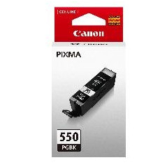Cartucho tinta canon pgi - 550 pgbk negro pigmentado  mg5450 - ip7250