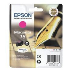 Cartucho tinta epson t162340 magenta  wf - 2010 - 2510 - 2520 - 2530 - 2540 -  pluma