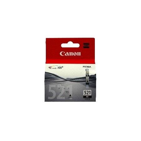 Cartucho tinta canon cli 521bk negro 9ml pixma 3600 -  4600 -  4700 -  mp540 -  550 -  560 -  620 -  630 -  640 -  980 -  mx860 